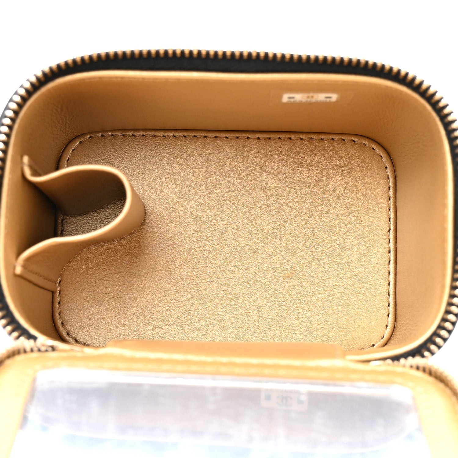 Chanel Lambskin Quilted Mini Pearl Crush Vanity Case With Chain