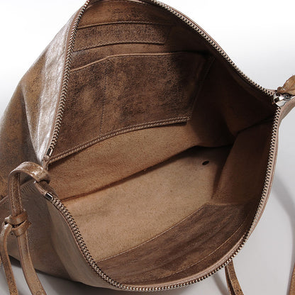 Balenciaga Metallic Calfskin Milkyway Ligne Papier Messenger Beige 5 of 10