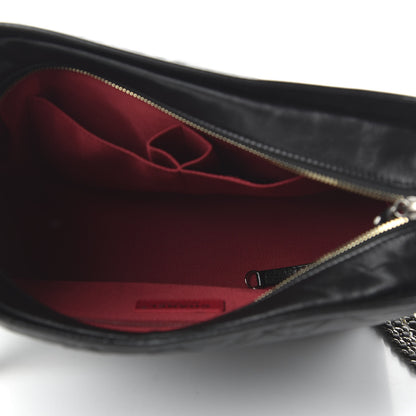 Chanel Aged Calfskin Quilted Medium Gabrielle Hobo Black 5 of 11