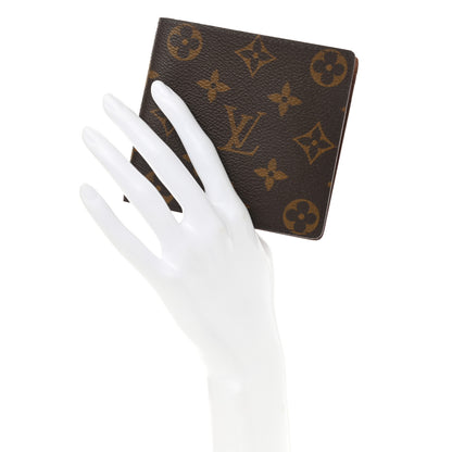 Louis Vuitton Monogram Billfold Wallet 4 Credit Card Slots 2 of 10