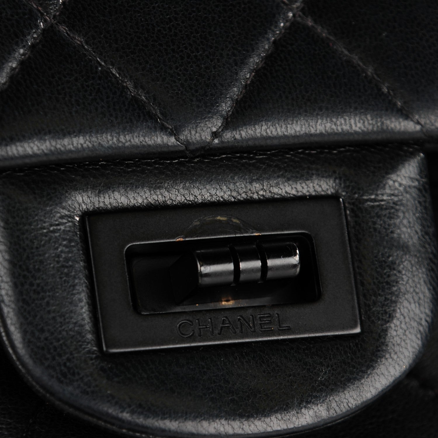Chanel Lambskin Quilted 2.55 Reissue 225 Flap Black 2 of 10
