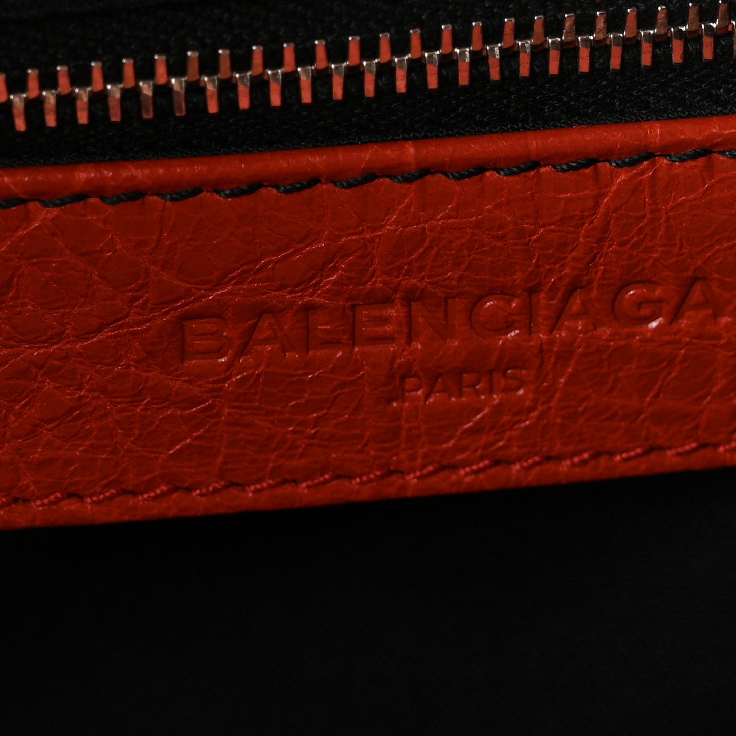 Agneau Giant 12 Silver Hardware City Rouge Ambre