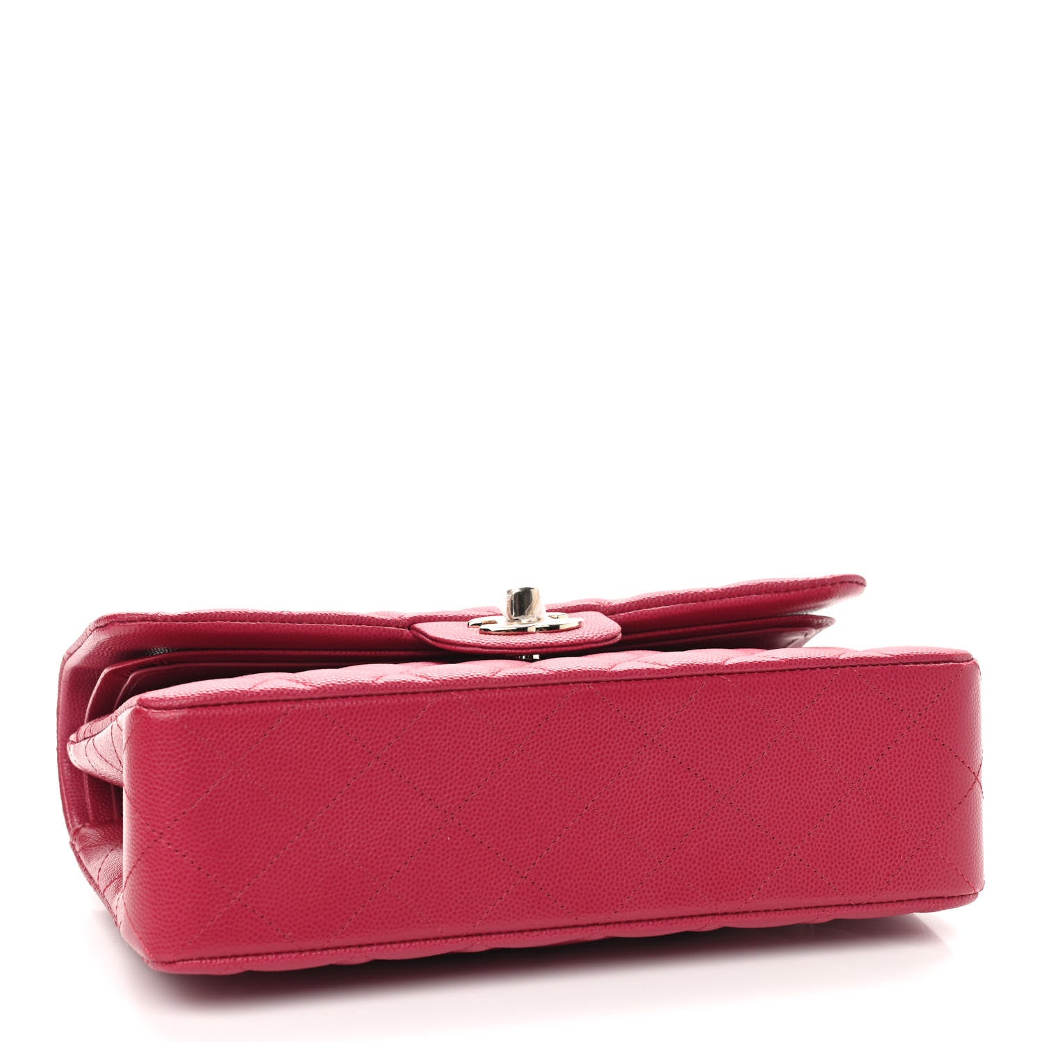 Chanel Caviar Quilted Small Double Flap Dark Pink 4 of 10
