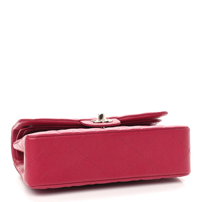 Chanel Caviar Quilted Small Double Flap Dark Pink 4 of 10