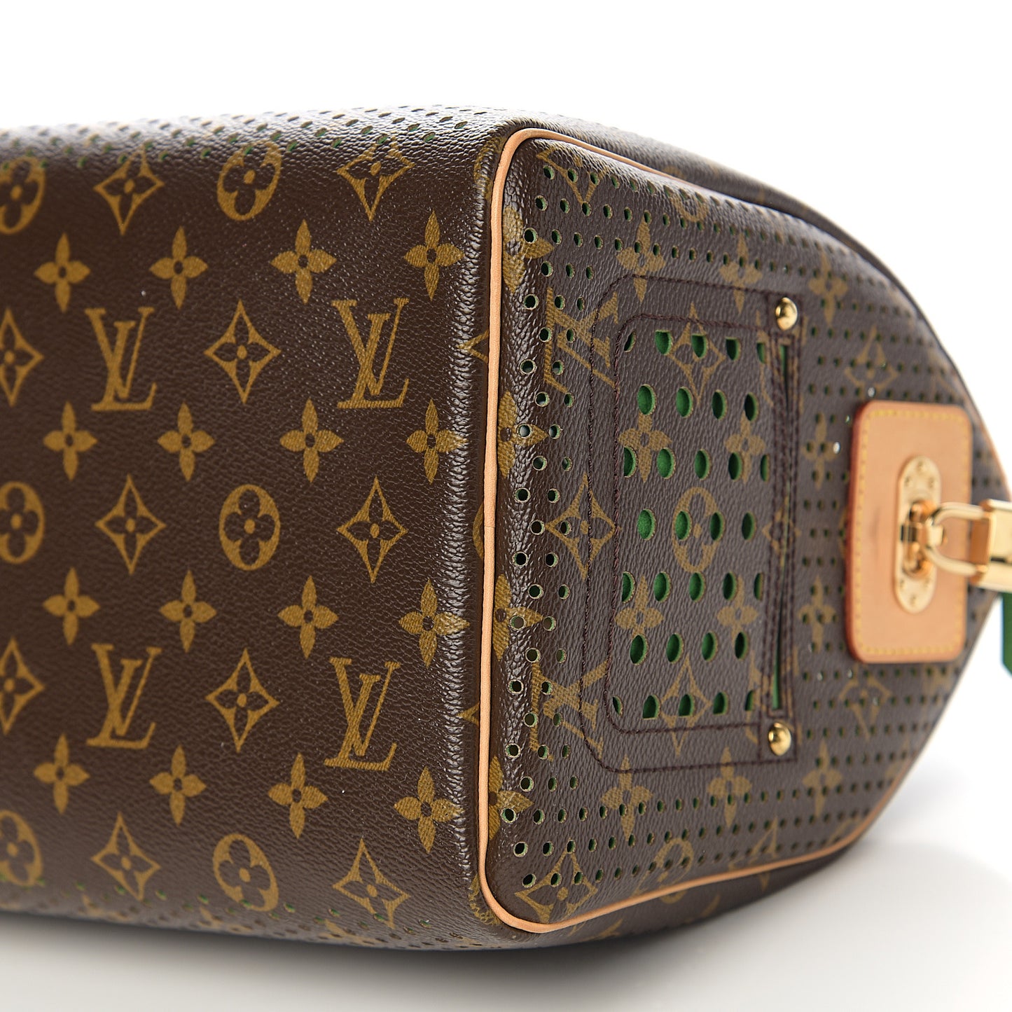 Monogram Perforated Speedy 30 Green