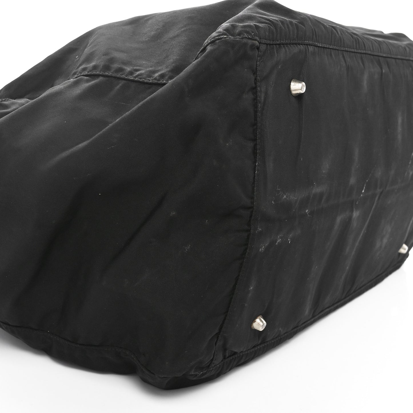 Tessuto Nylon Duffle Bag Black