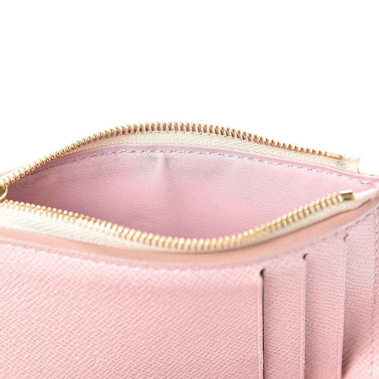 Damier Azur Victorine Wallet Rose Ballerine