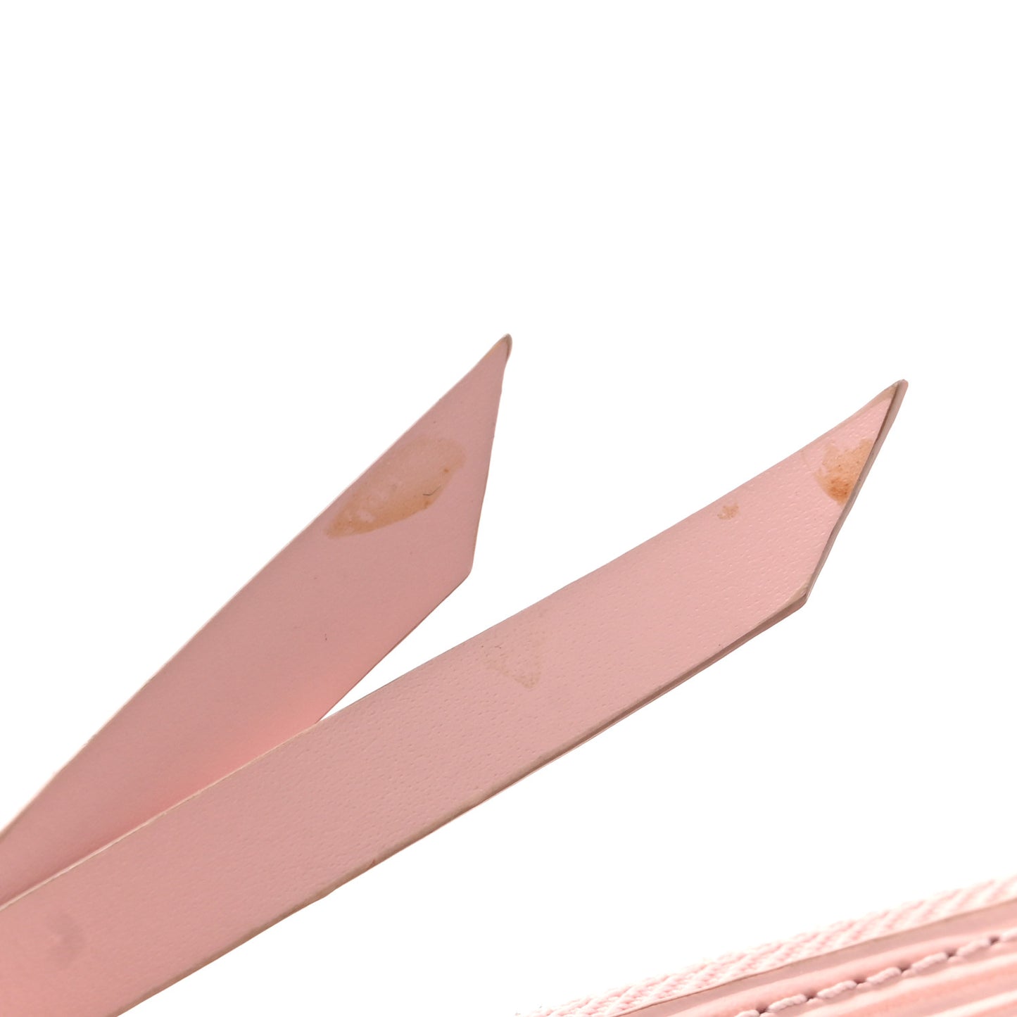 Epi Felicie Chain Wallet Zippered Insert Rose Ballerine