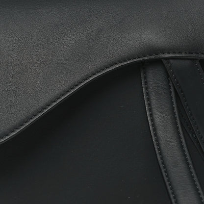 Christian Dior Ultra Matte Calfskin Saddle Bag Black 8 of 10
