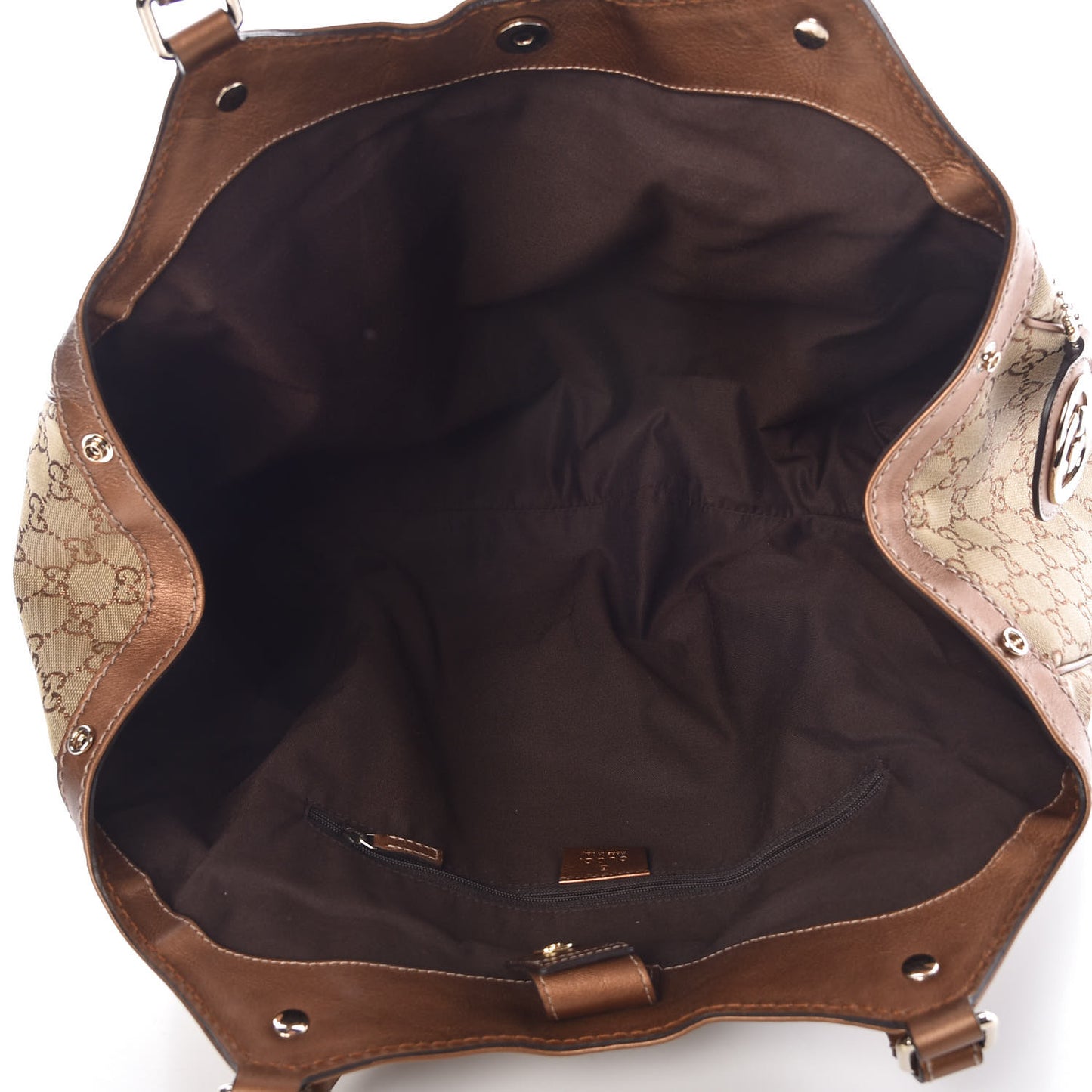 Monogram Large Sukey Tote Bronze