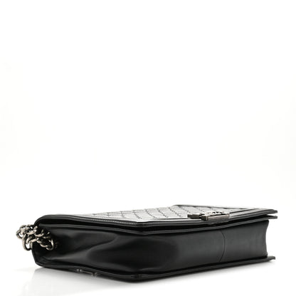 Chanel Patent Quilted Large Boy Flap Black 4 of 14