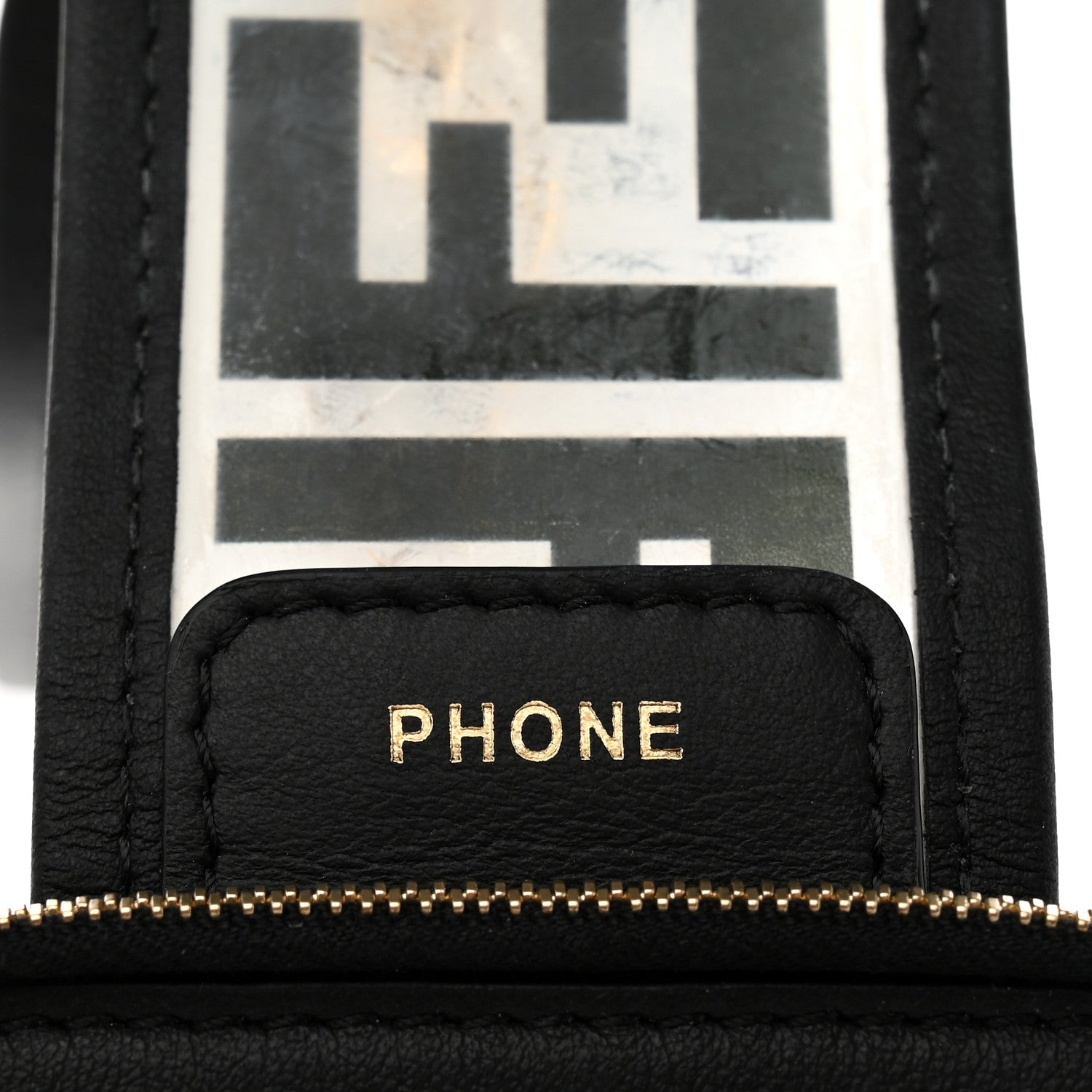 Fendi TPU FF Vitello Grace Cell Pocket Strap You Black 9 of 10