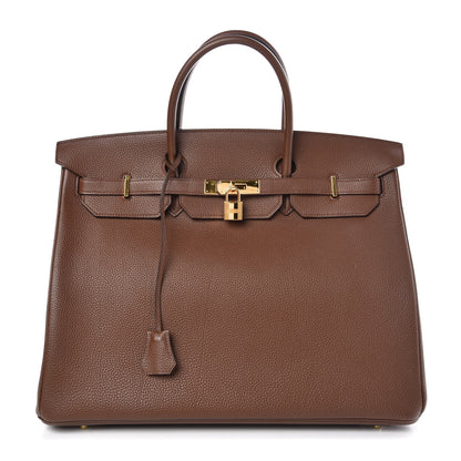 Hermes Togo Birkin 40 Brule 1 of 33