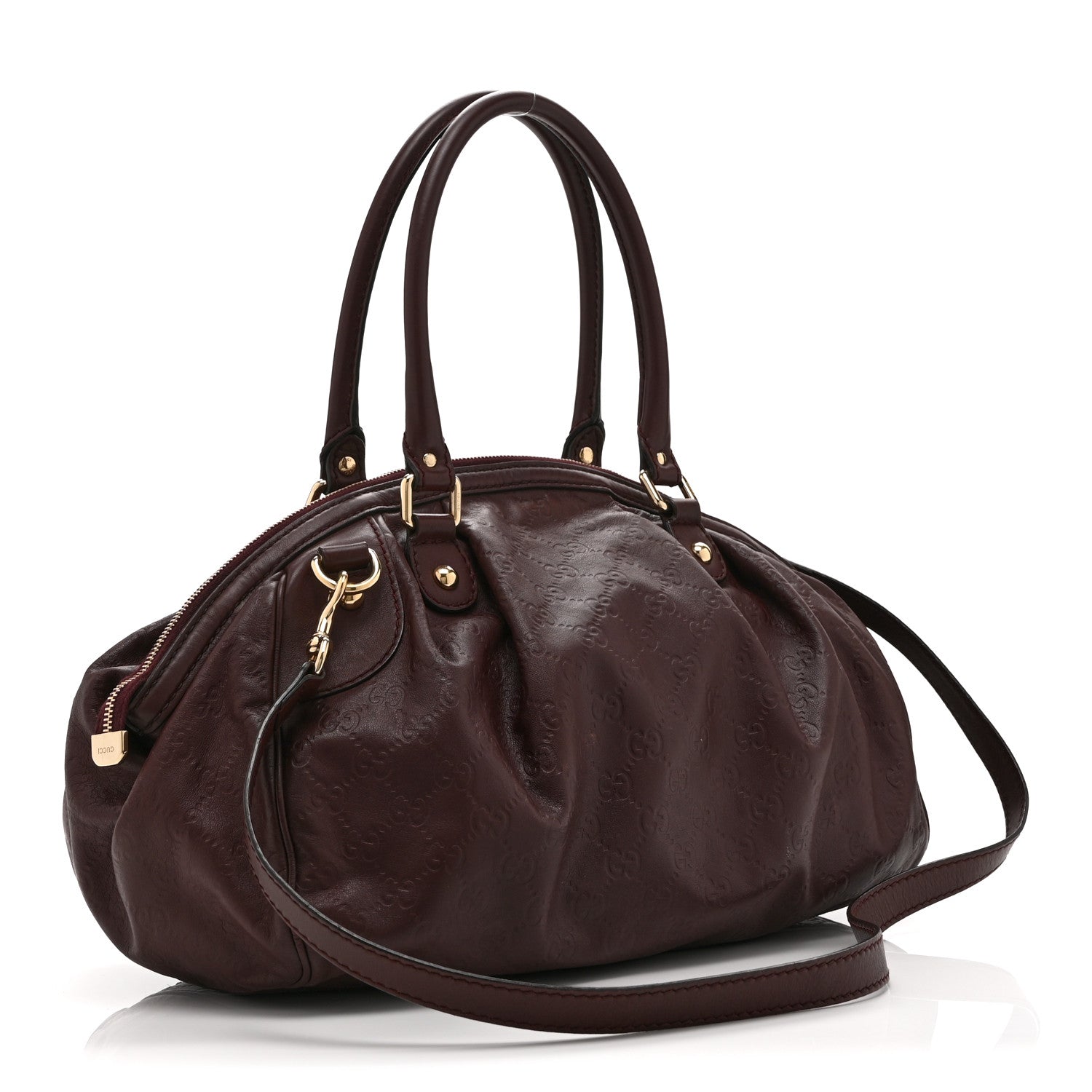 Gucci Guccissima Medium Sukey Boston Chocolate 3 of 11