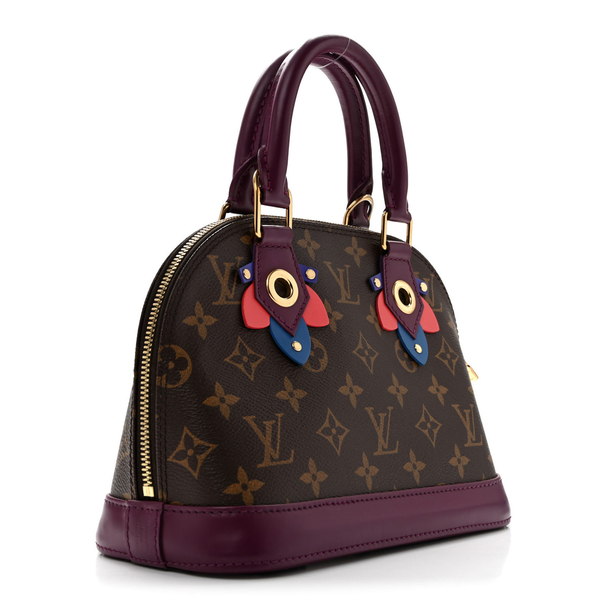 Louis Vuitton Monogram Totem Alma BB Magenta 3 of 13