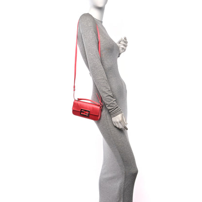 Fendi Silk Satin Phone Baguette Pink Dalia 2 of 9