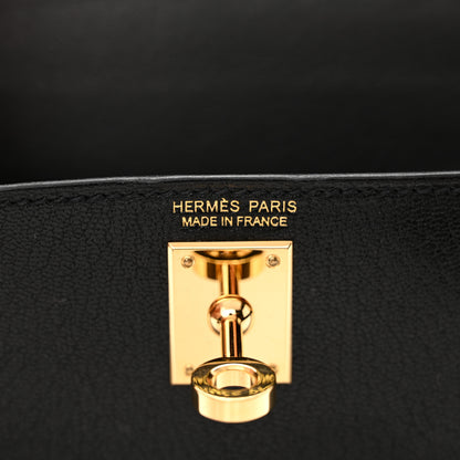 Hermes Chevre Chamkila Mini Kelly Sellier 20 Black 6 of 12