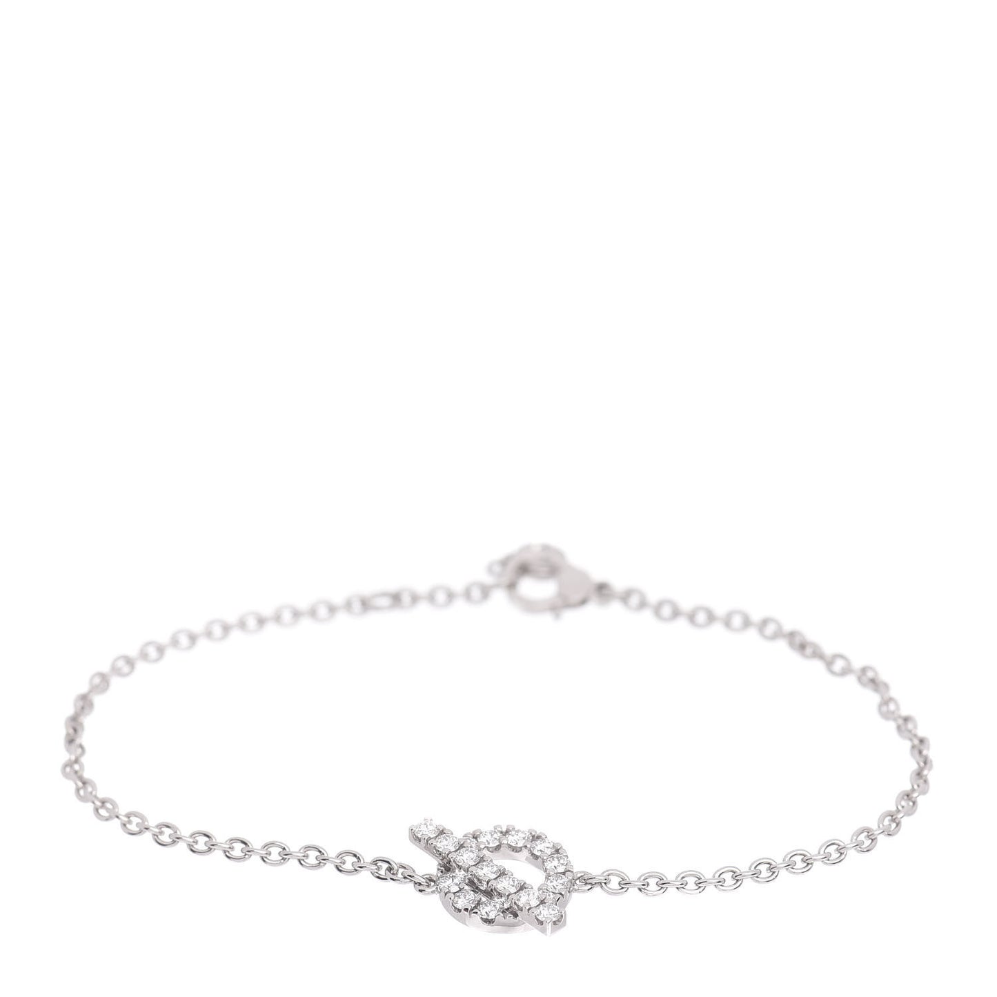 18K White Gold Diamond Finesse Bracelet ST