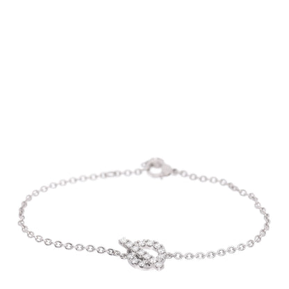 Hermes 18K White Gold Diamond Finesse Bracelet ST 1 of 5