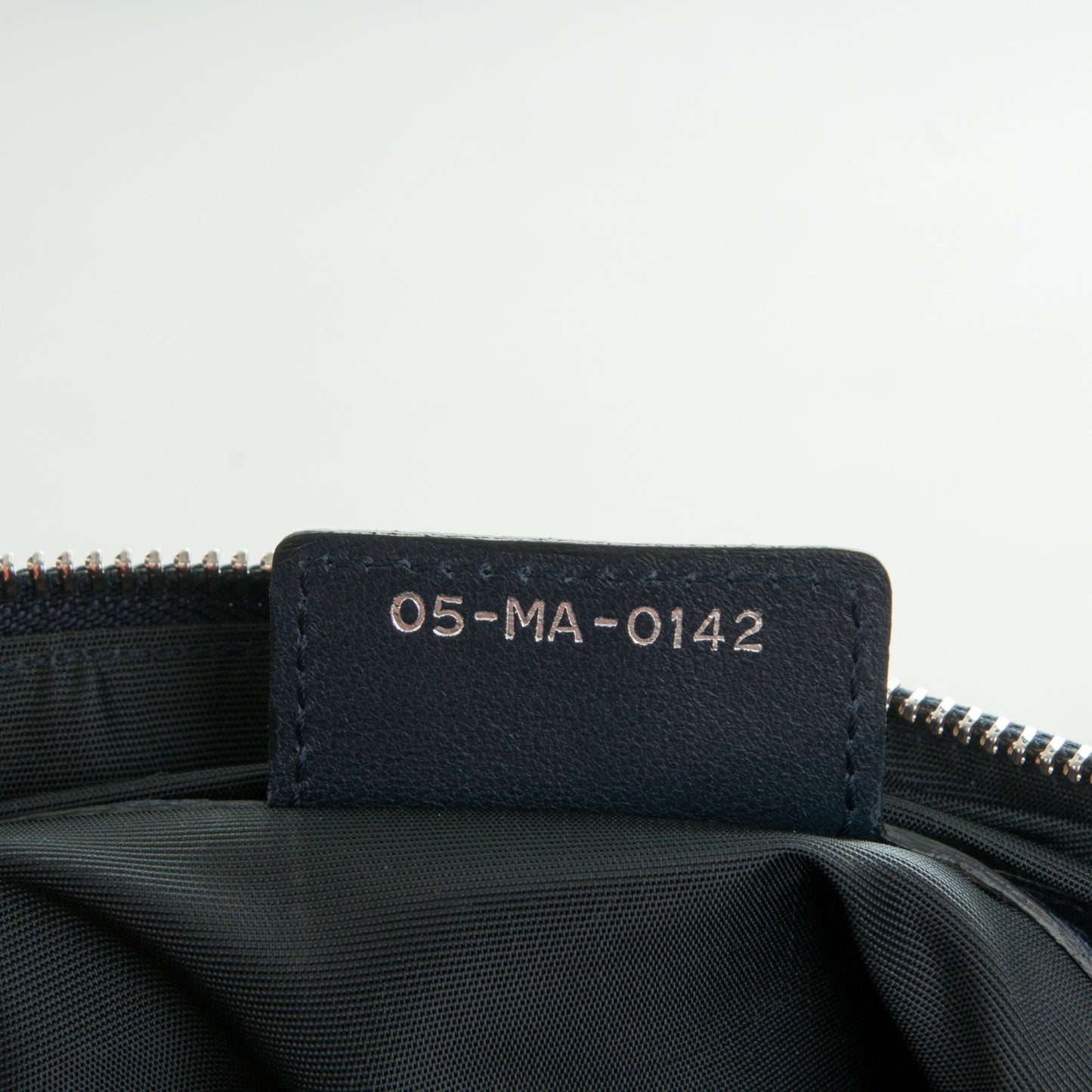 Lambskin Cannage Medium Granville Tote Navy Blue