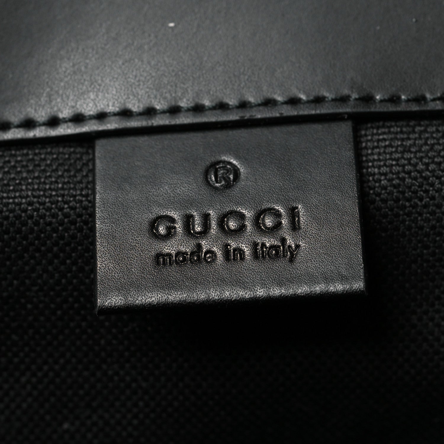 Gucci Soft GG Supreme Monogram Calfskin Web Double Buckle Backpack Black 6 of 10