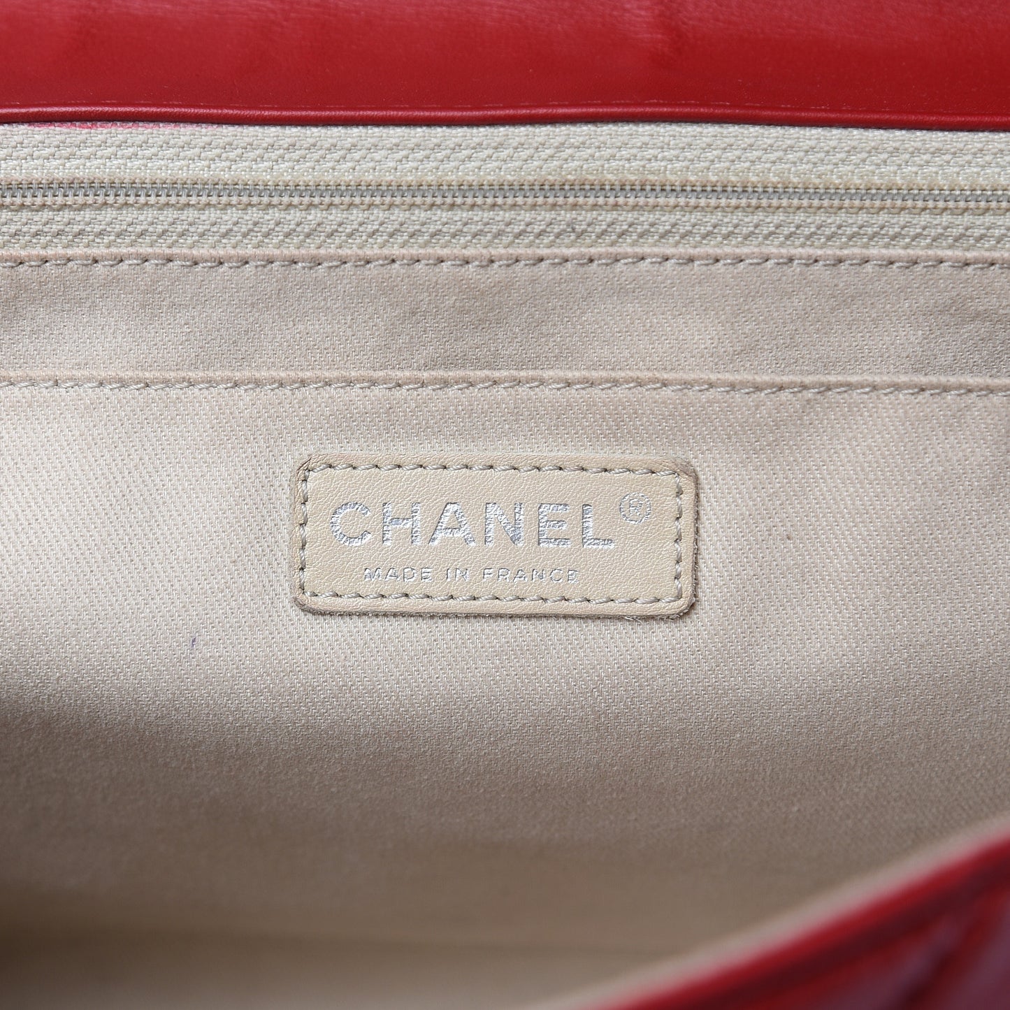 Calfskin Quilted In The Business Flap Red
