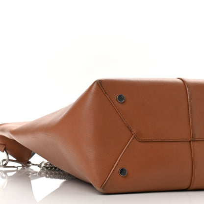 Alexander Wang Smooth Calfskin Genesis Box Chain Hobo Tan 8 of 14