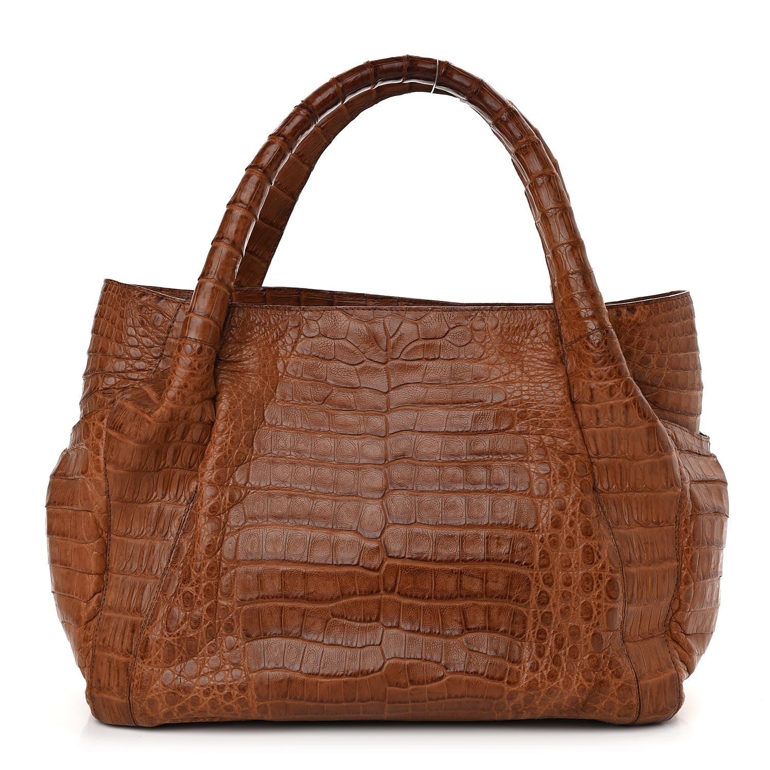 Nancy Gonzalez Crocodile Tote Brown 1 of 9