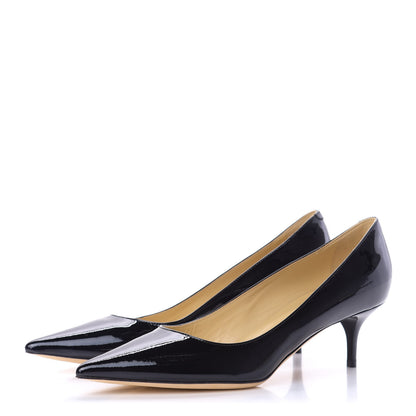 Jimmy Choo Patent Romy 60 Pumps 38 Black 3 of 7