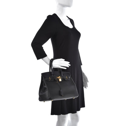 Hermes Epsom Birkin 30 Black 2 of 33