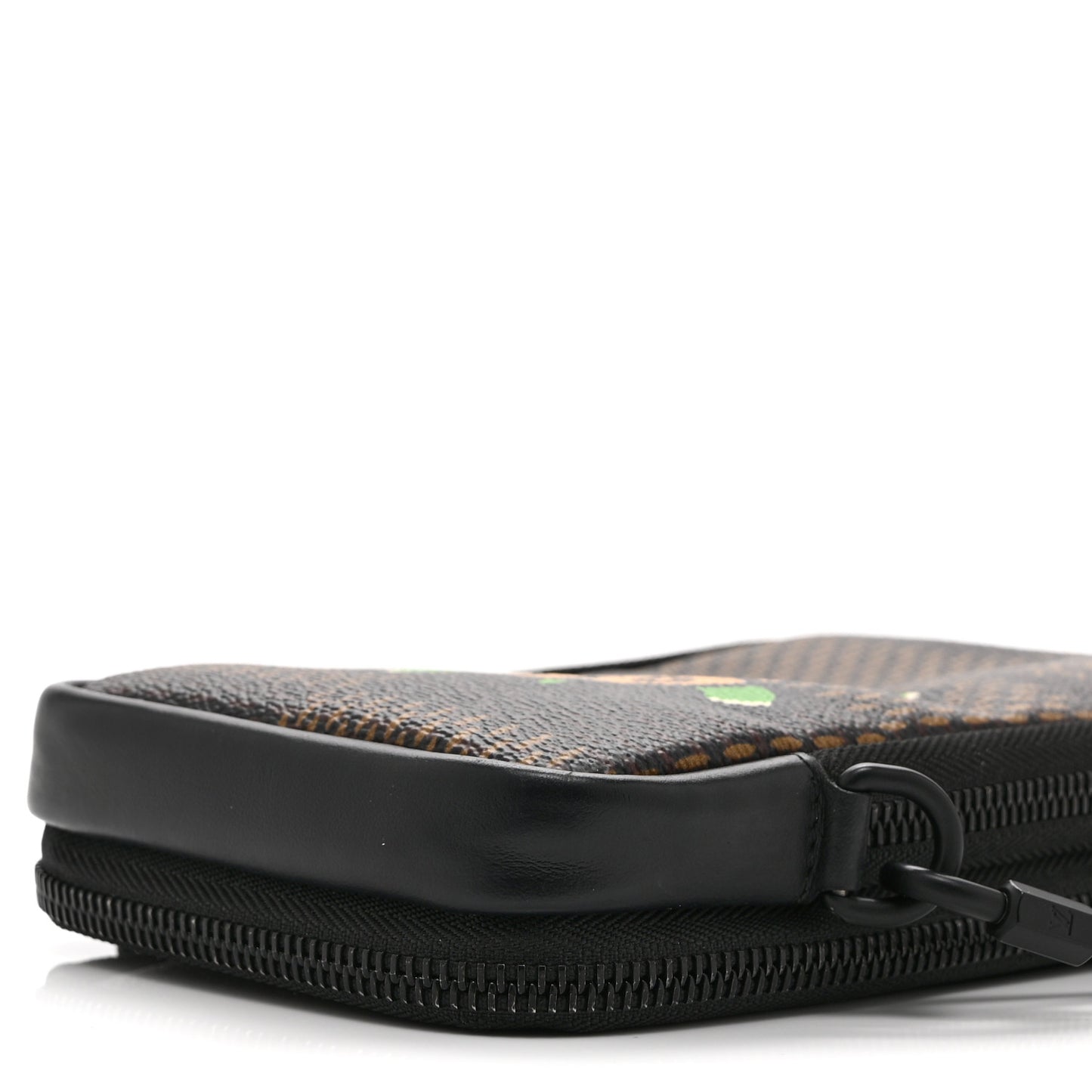 X NIGO Giant Damier Ebene Tortoise Double Phone Pouch