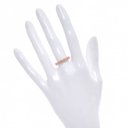 Tiffany 18k Rose Gold Narrow Mesh Somerset Ring 6 2 of 5