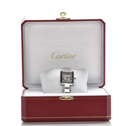 Cartier Stainless Steel 24mm Tank Solo Quartz Watch 12 of 13