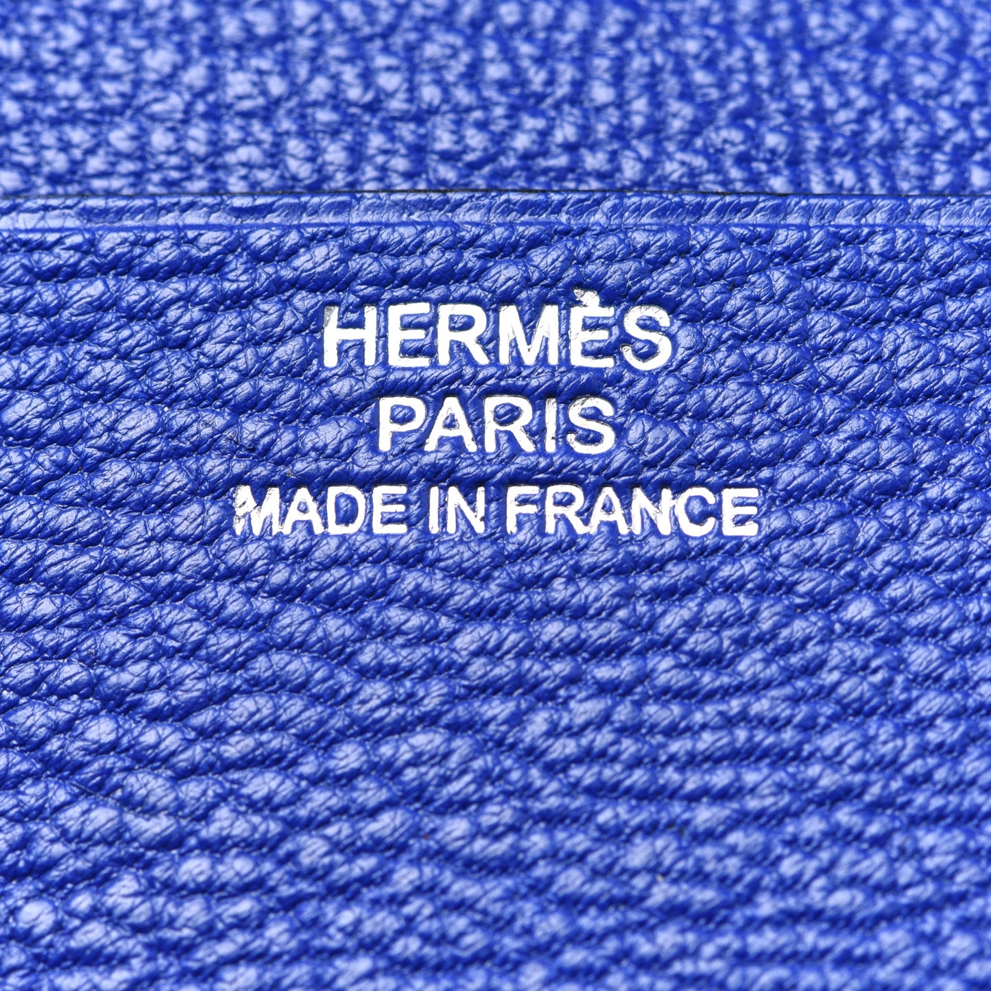 Chevre Mysore Guernesey Card Case Bleu Electrique