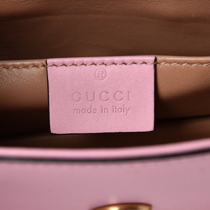 Gucci Nappa Pearl Studded Mini Queen Margaret Broadway Shoulder Bag Sugar Pink 6 of 13
