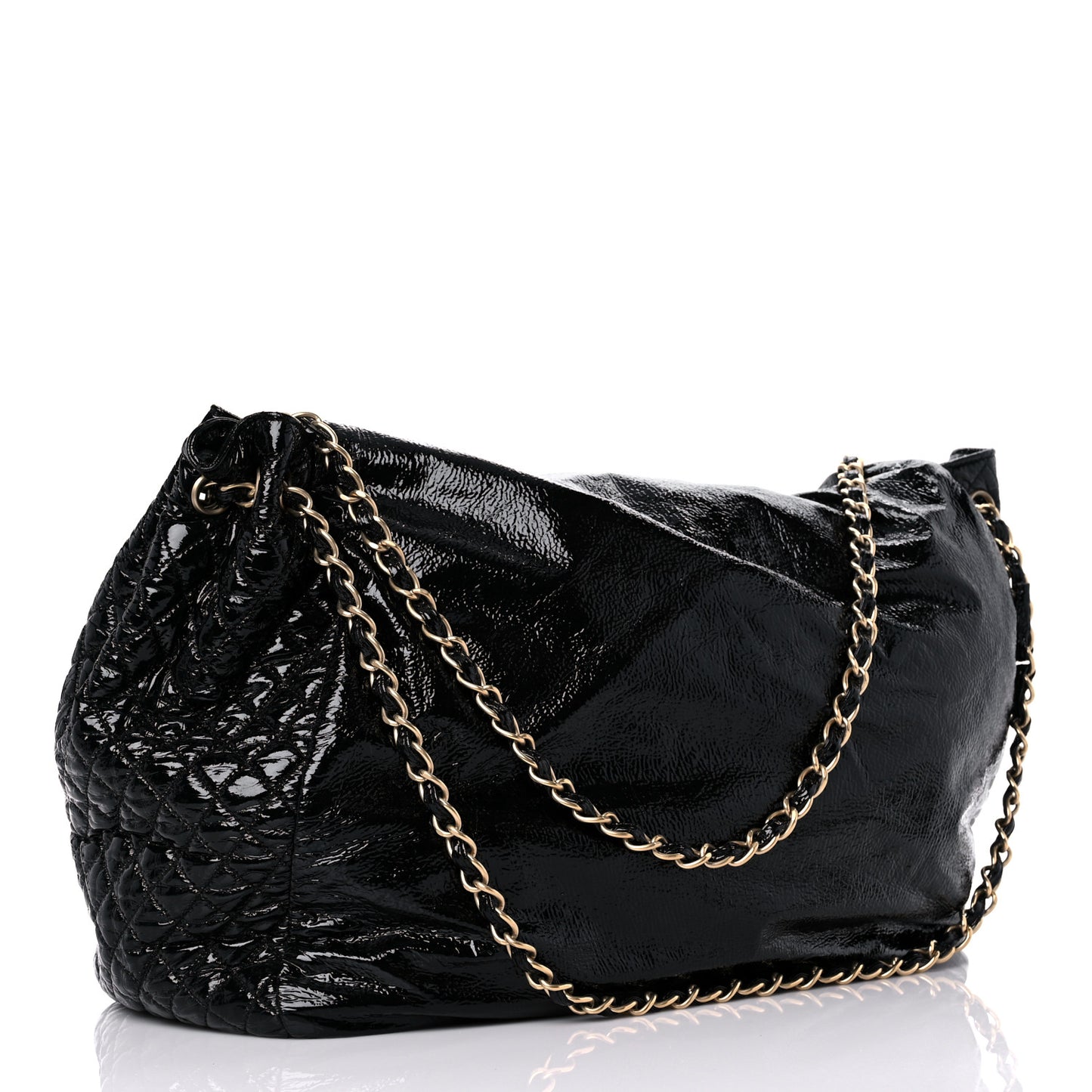 Vinyl XL Rock and Chain Flap Black