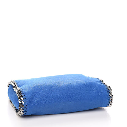 Stella McCartney Shaggy Deer Mini Falabella Fold Over Tote Bright Blue 4 of 9