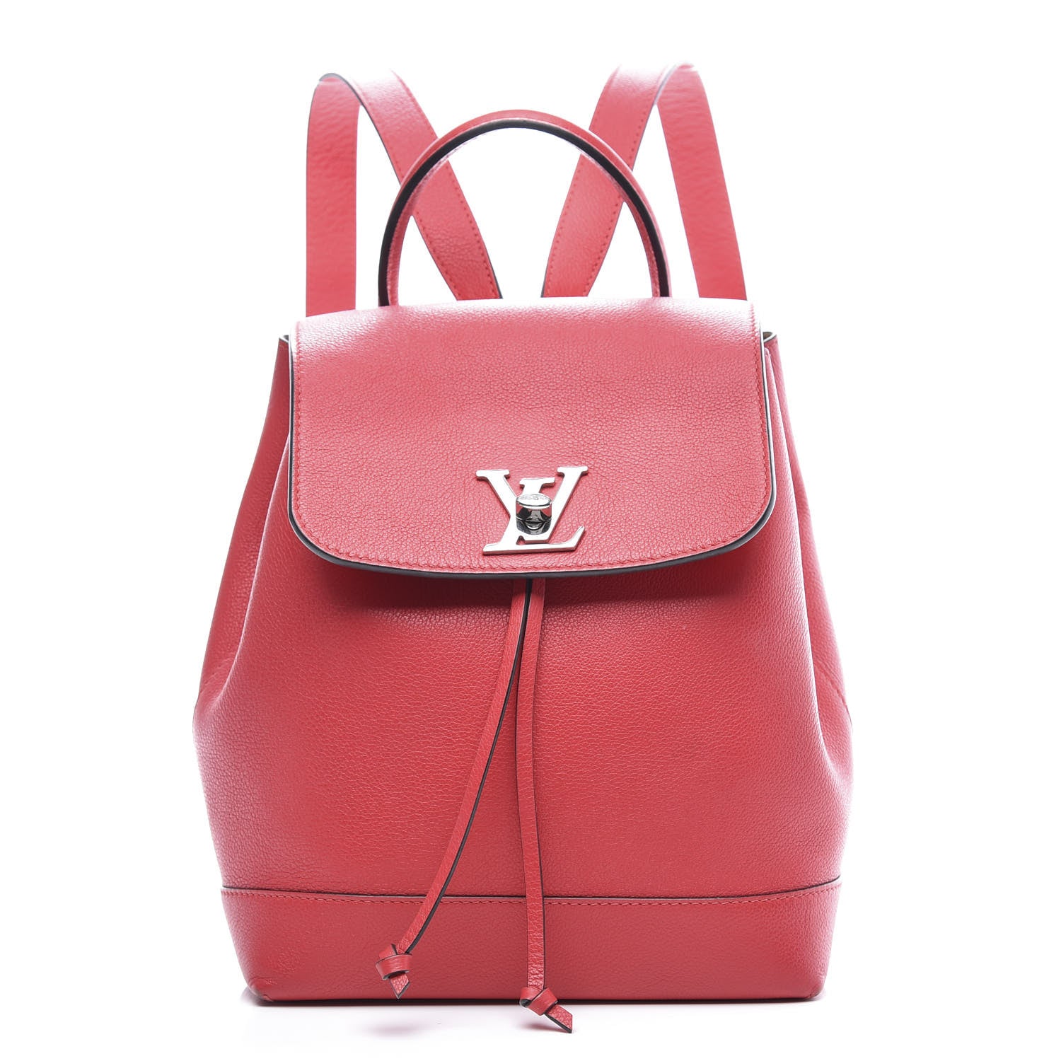Louis Vuitton Soft Calfskin Lockme Backpack Poppy 1 of 12