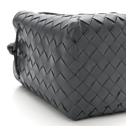 Bottega Veneta Nappa Intrecciato Small Drawstring Bucket Bag Thunder 9 of 9
