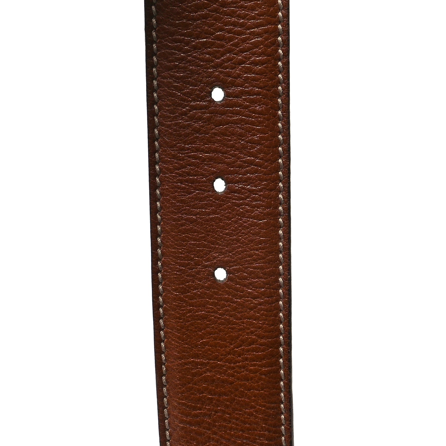 Calfskin Interlocking G Belt 85 34 Brown Turquoise