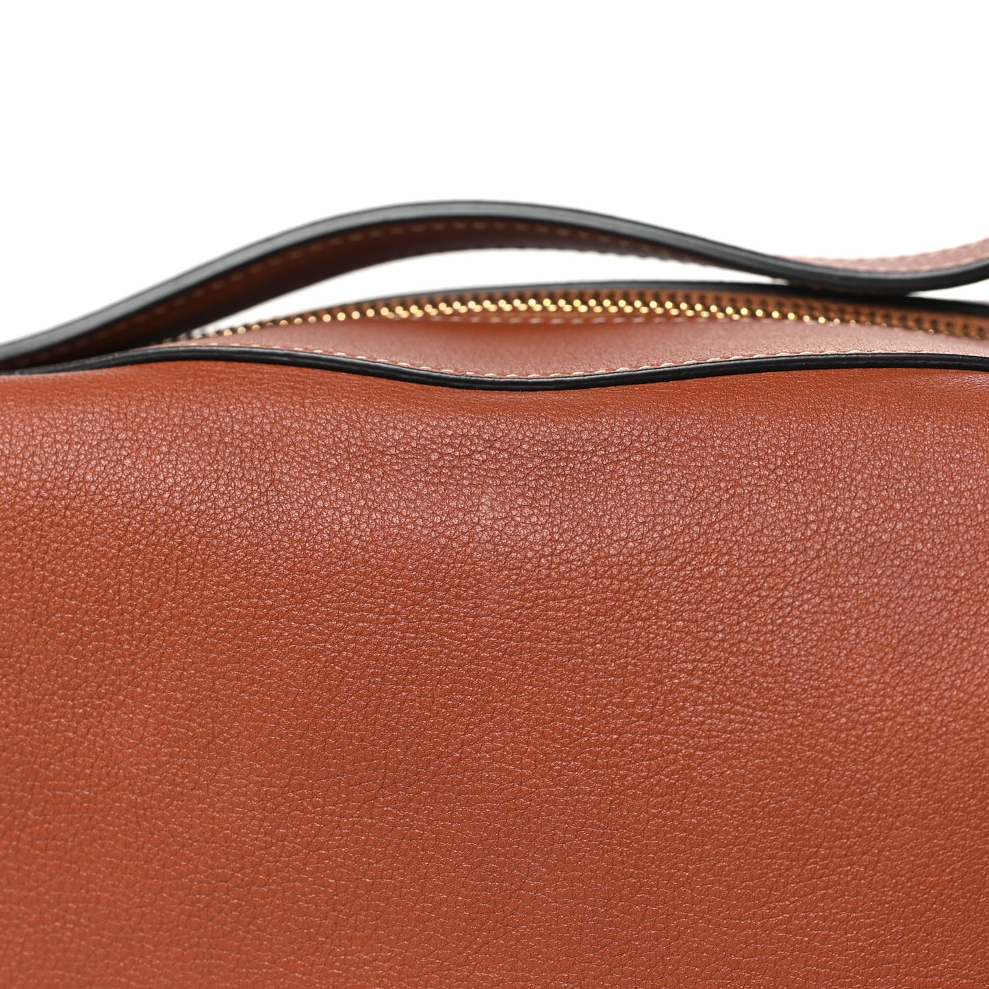 Supple Calfskin Medium Romy Shoulder Bag Tan