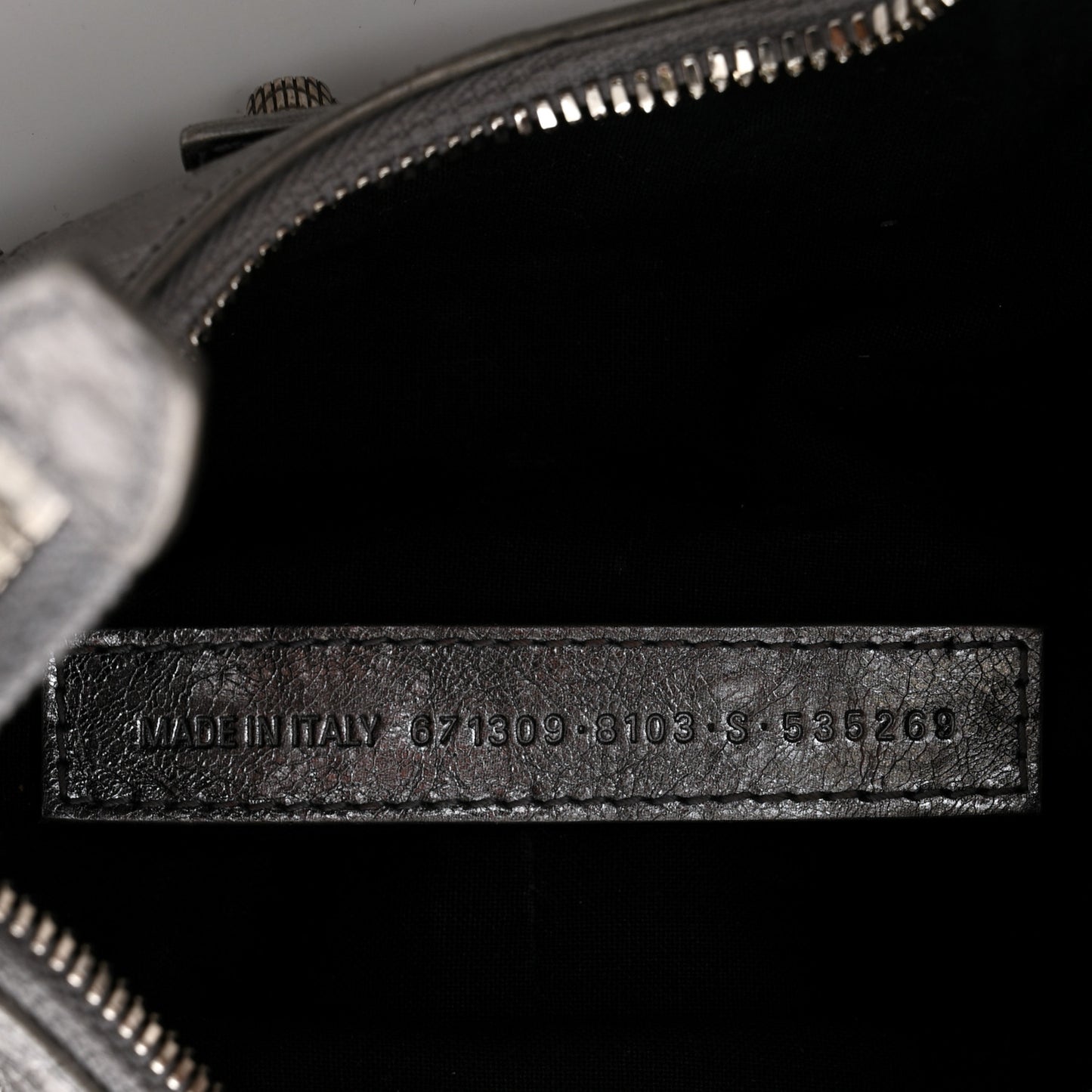 Metallic Agneau Arena Le Cagole Shoulder Bag XS Silver