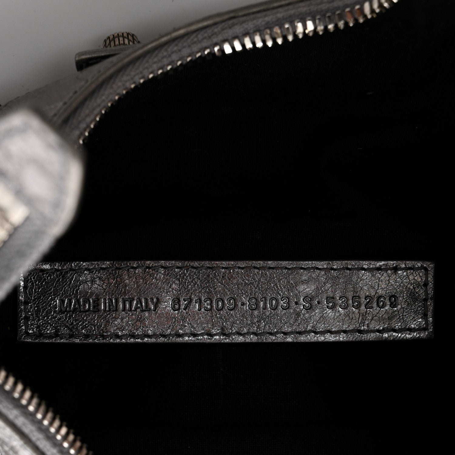 Balenciaga Metallic Agneau Arena Le Cagole Shoulder Bag XS Silver 8 of 11