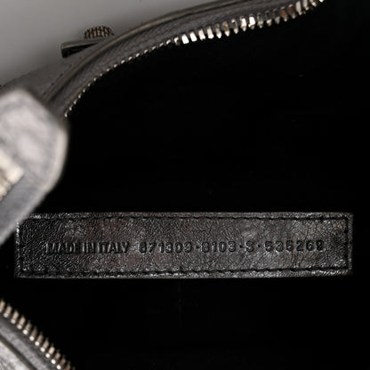 Balenciaga Metallic Agneau Arena Le Cagole Shoulder Bag XS Silver 8 of 11