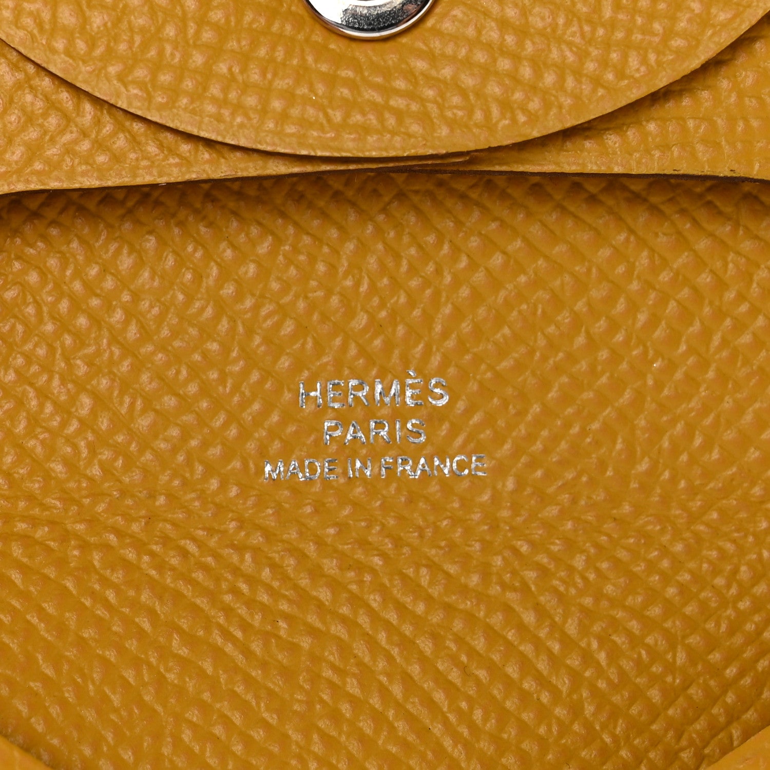 Hermes Epsom Bastia Coin Purse Jaune Ambre 6 of 6