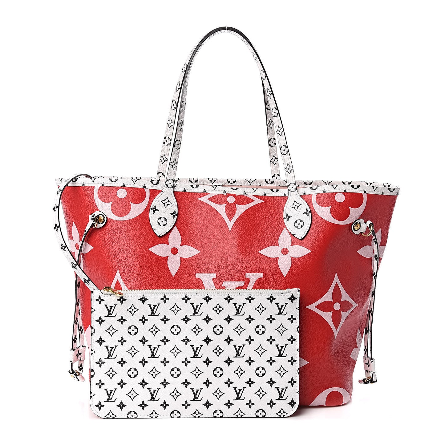 Monogram Giant Neverfull MM Rouge