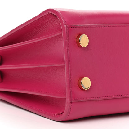Saint Laurent Calfskin Nano Sac De Jour Lipstick Fuchsia 8 of 10