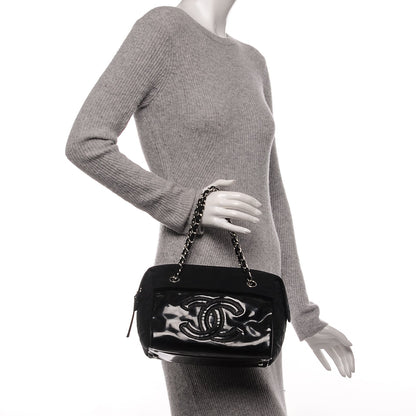 Chanel Vinyl Stretch Spirit Bowler Black 2 of 7