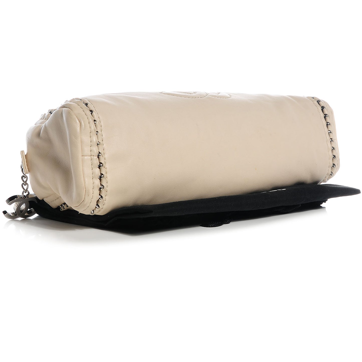 Smooth Calfskin Luxe Ligne Petit Bowler Light Beige