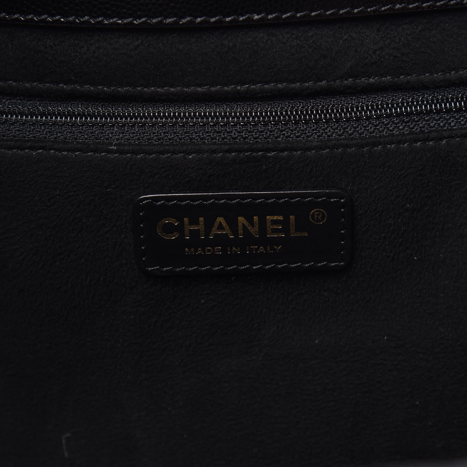 Chanel Caviar Small Studded Deauville Tote Black 7 of 14